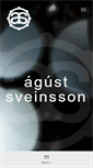 Mobile Screenshot of agustsveinsson.com